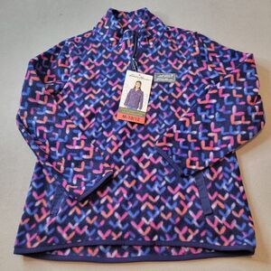 Eddie Bauer Youth 1/4 Zip Fleece Sweater, Dark Blue Size M(10/12)